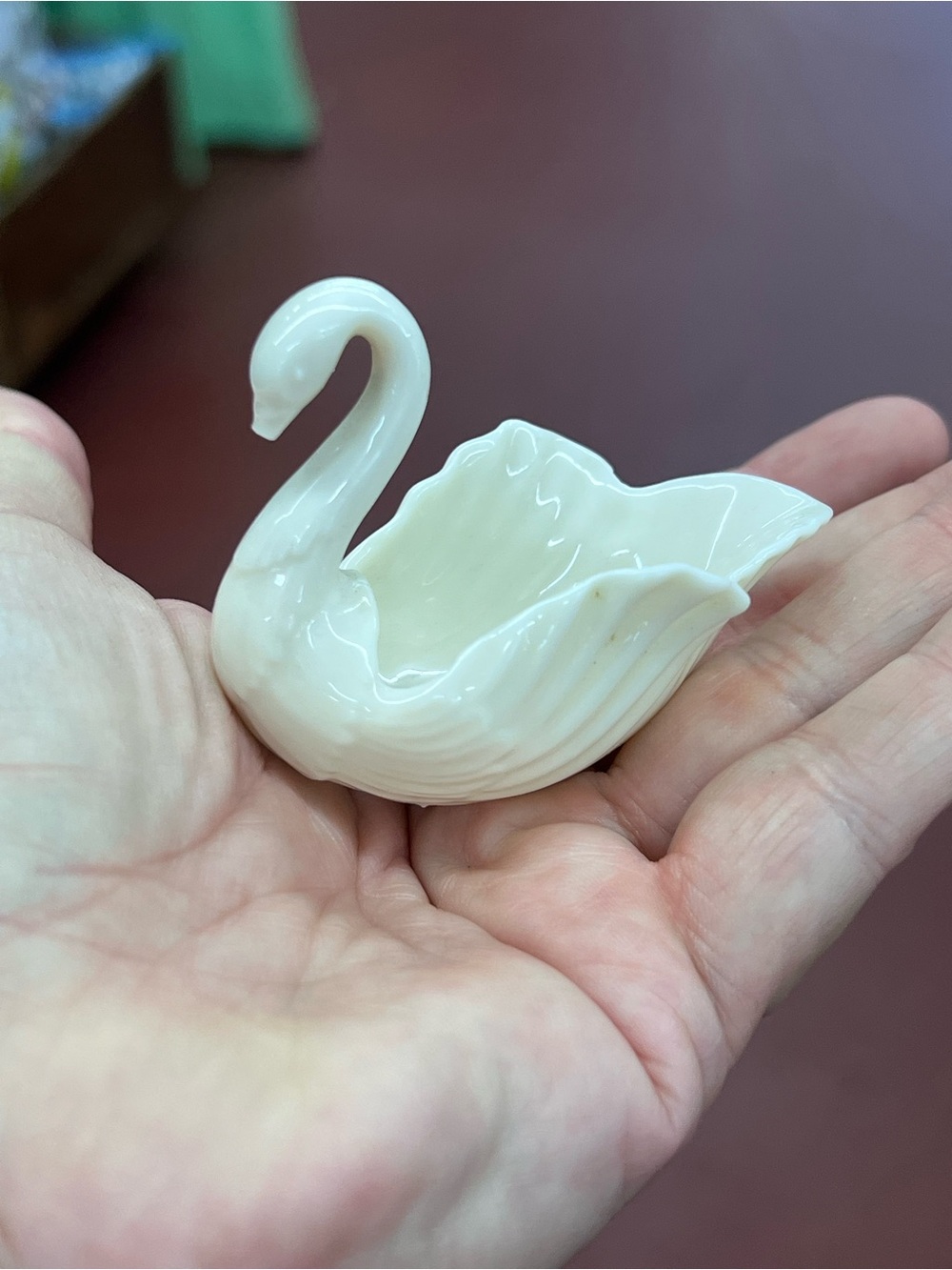 Small Lenox swan